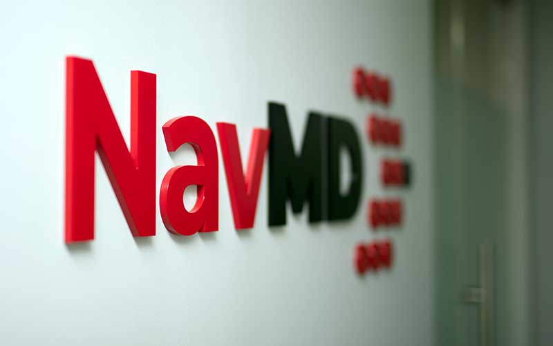 NavMD wall logo