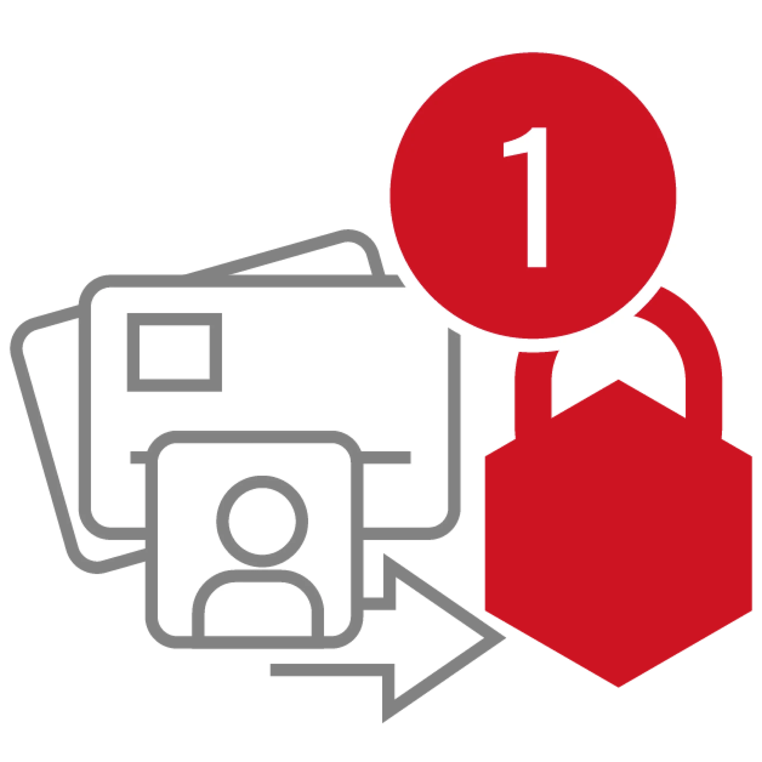 Personal information security icon